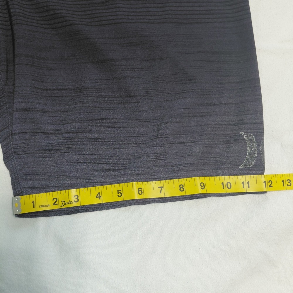 Hurley Phantom Shorts Men 38 Gray Boardwalk Stretch Flat Hybrid Performance - Picture 11 of 13